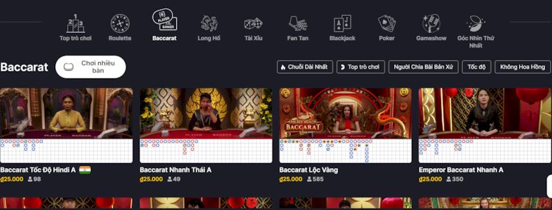 Các trò chơi độc đáo chỉ có tại Casino 8xbet