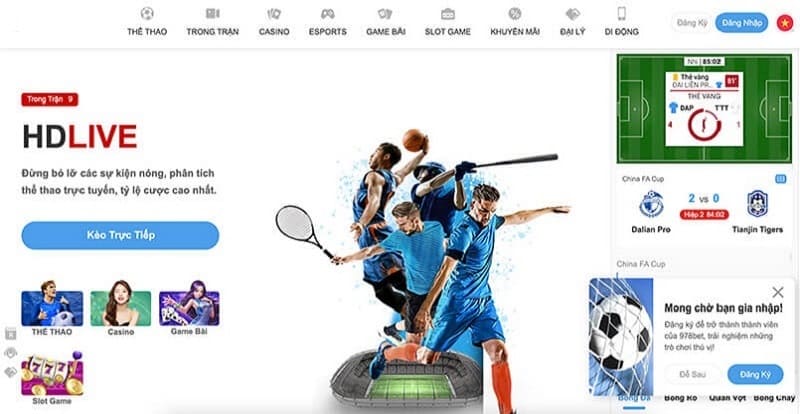 Cá cược thể thao ngay tại 8xbet